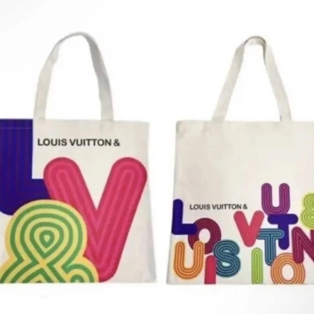 Louis Vuitton canvas shopping tote NEW WITH TAGS still in the wrapping